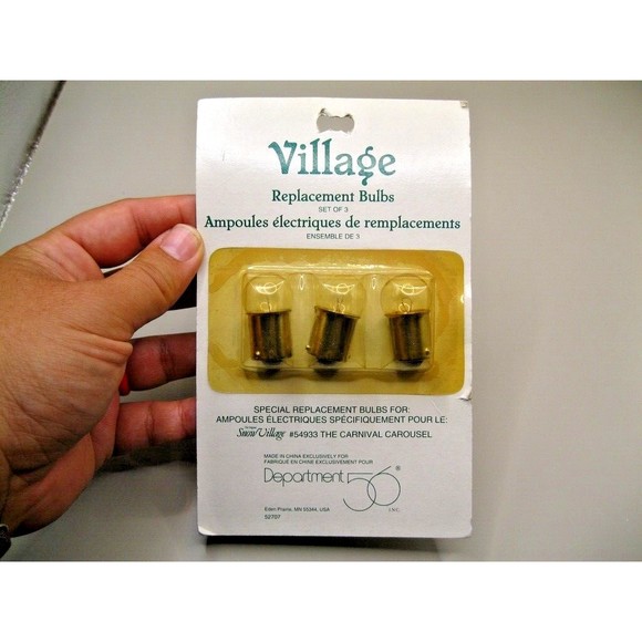 COPY - Department 56 #52707 Clear Replacement Bulbs for Snow Village Carnival C… - Picture 3 of 4